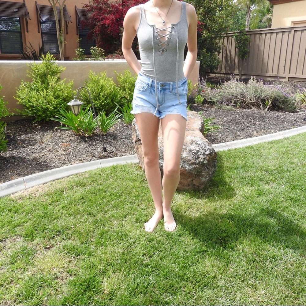 CLEARANCE-FIRM‼️Distressed Denim Shorts - Picture 8 of 8